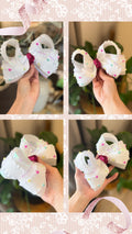 White multi color pearl
