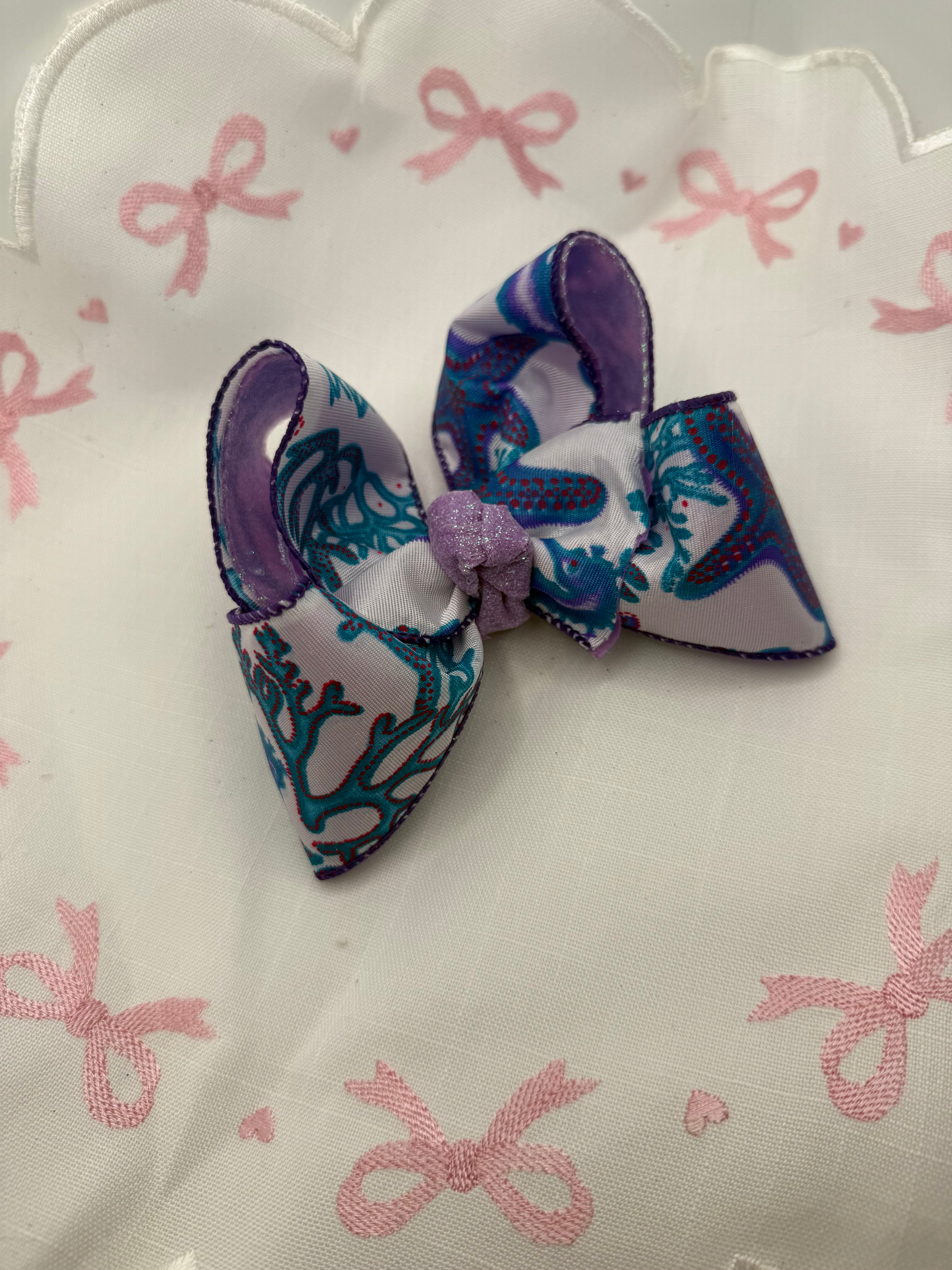 Purple mermaid (5 inch clip)