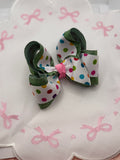 Summer polka dot (5 inch clip)